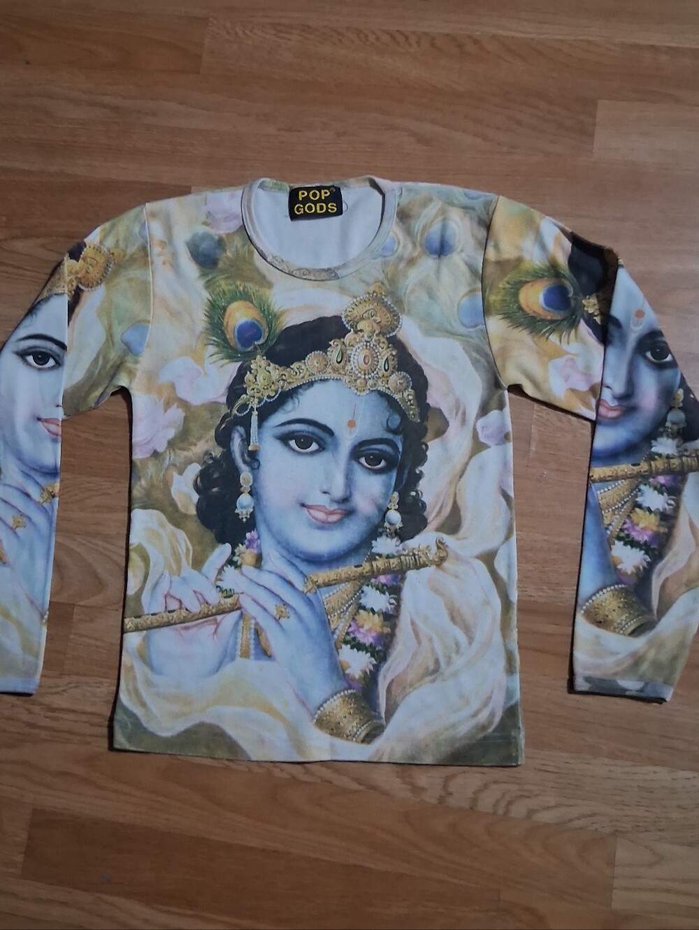 Womens Long-Sleeve Graphic Shirt in Multicolor